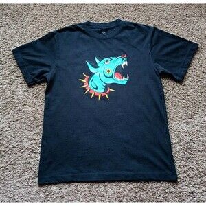 Oaklandish Dawg T-shirt Men’s Size Small Dog Graphic Print Black Shirt